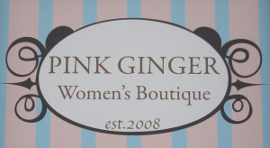 Pink Ginger sign