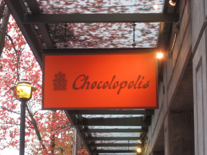 Chocopolis Sign