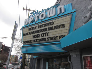 SIFF Uptown sign