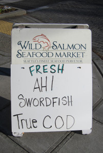 Wild Salmon sandwich