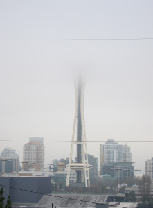 Space Needle fog Jan 7